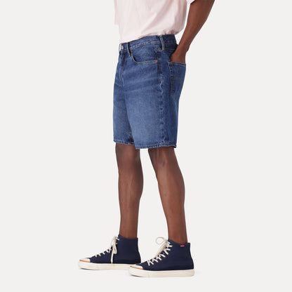 LEVI'S® MEN'S 468 LOOSE SHORTS - DARK INDIGO - WORN IN