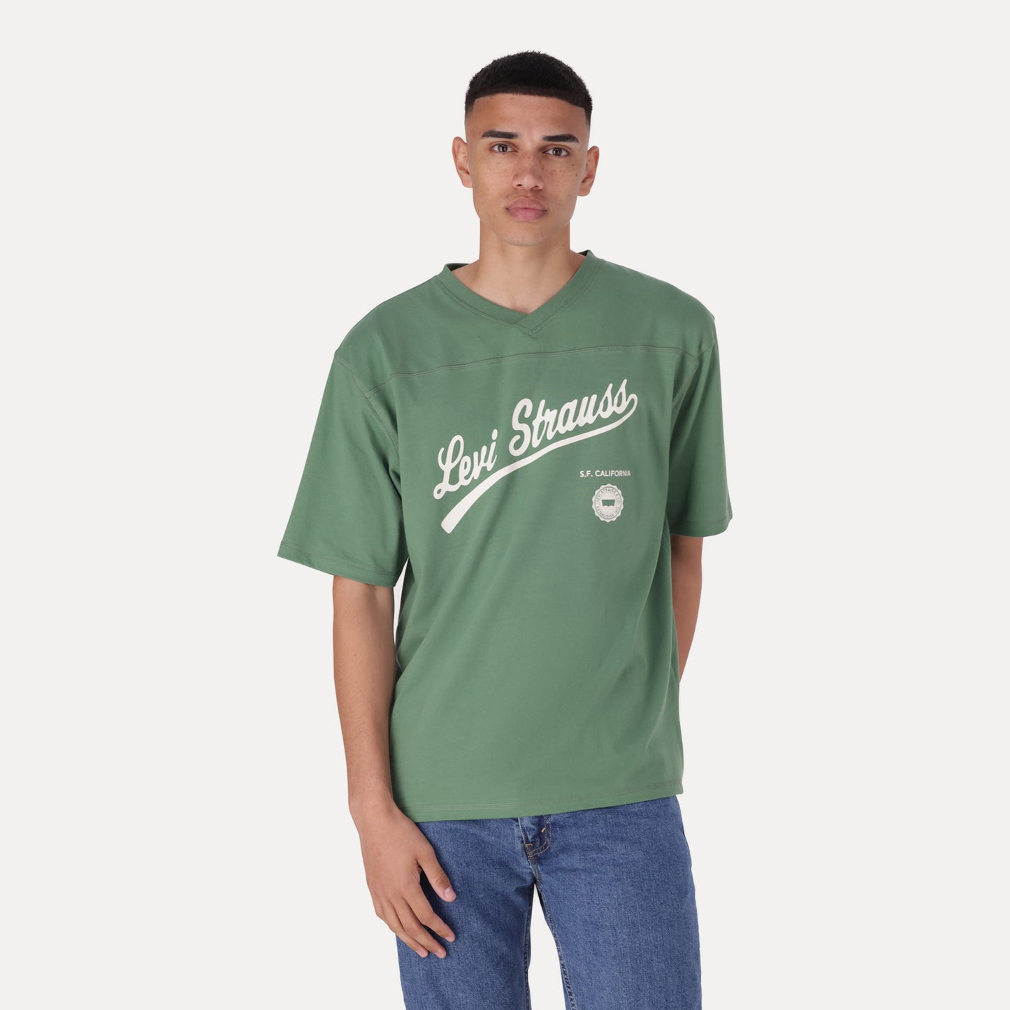 LEVI'S® MEN'S GRAPHIC PLATED REC TEE - GREEN