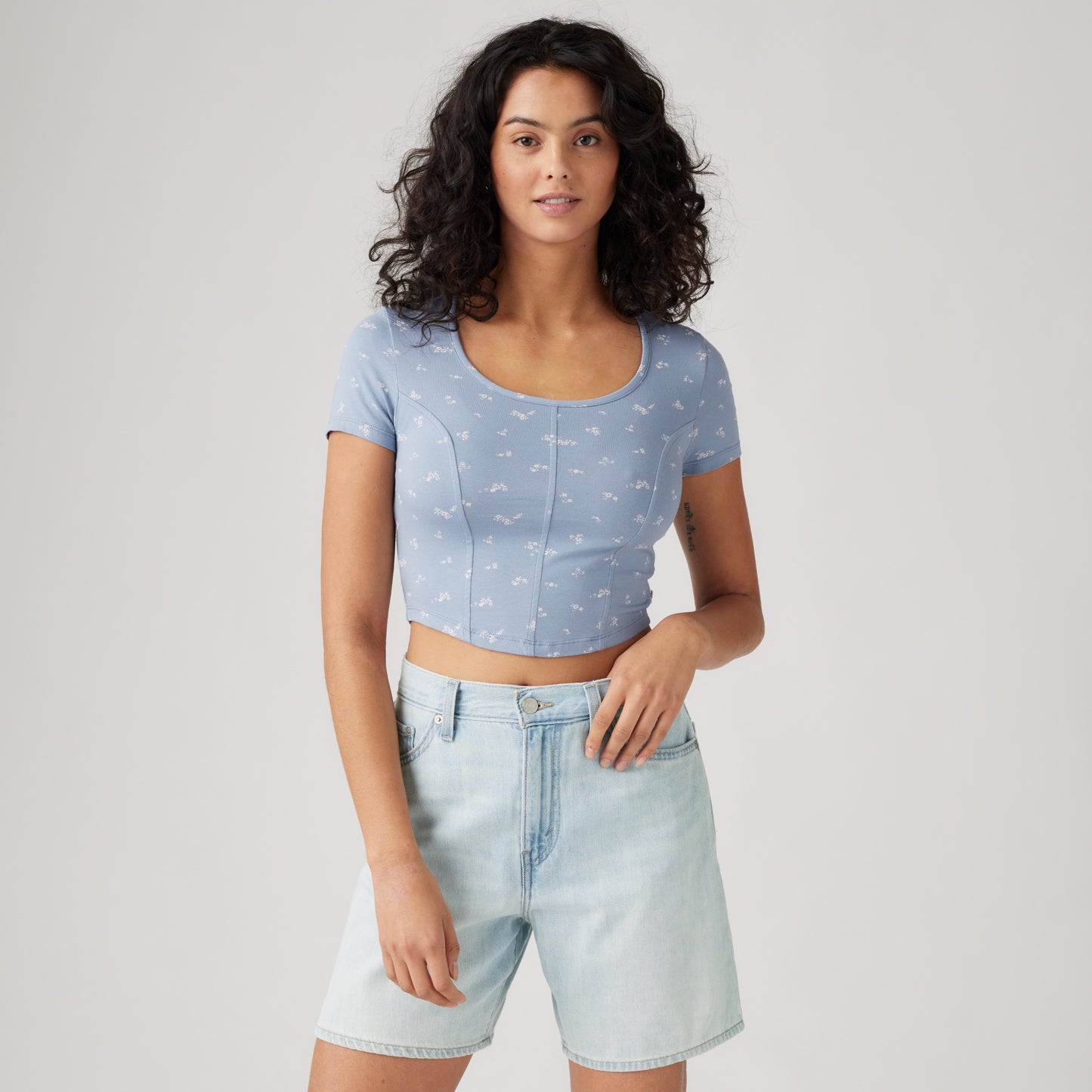 LEVI'S® WOMEN'S LYRA TEE - BLUE