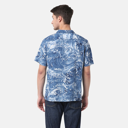 LEVI'S® MEN'S CLASSIC CAMP SHIRT - BLUE