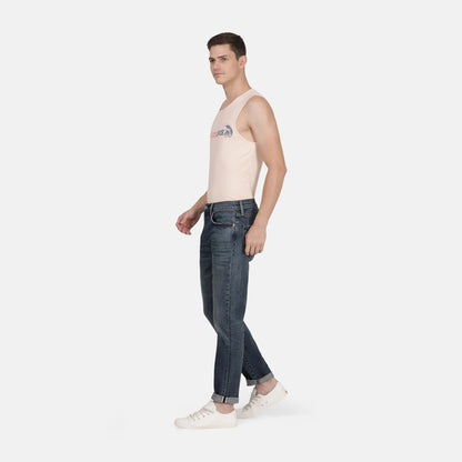 LEVI'S® MEN'S 502™ TAPER SELVEDGE JEANS - DARK WASH