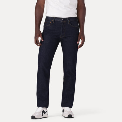 LEVI'S® MEN'S 501® ORIGINAL JEANS - DARK INDIGO - FLAT FINISH