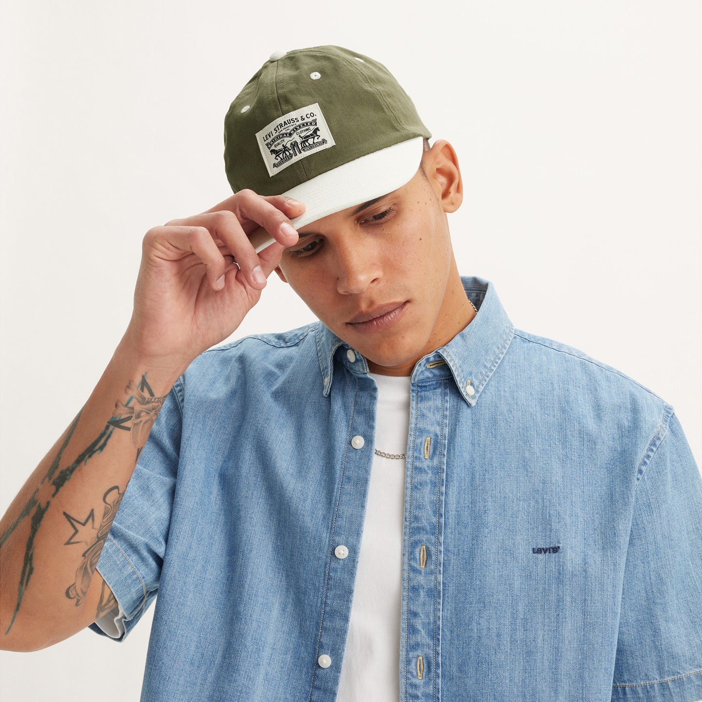 LEVI'S® MEN'S RELAXED DAD CAP - GREEN