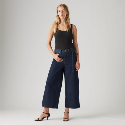 LEVI'S® WOMEN'S XL CULOTTE JEANS - DARK INDIGO - FLAT FINISH