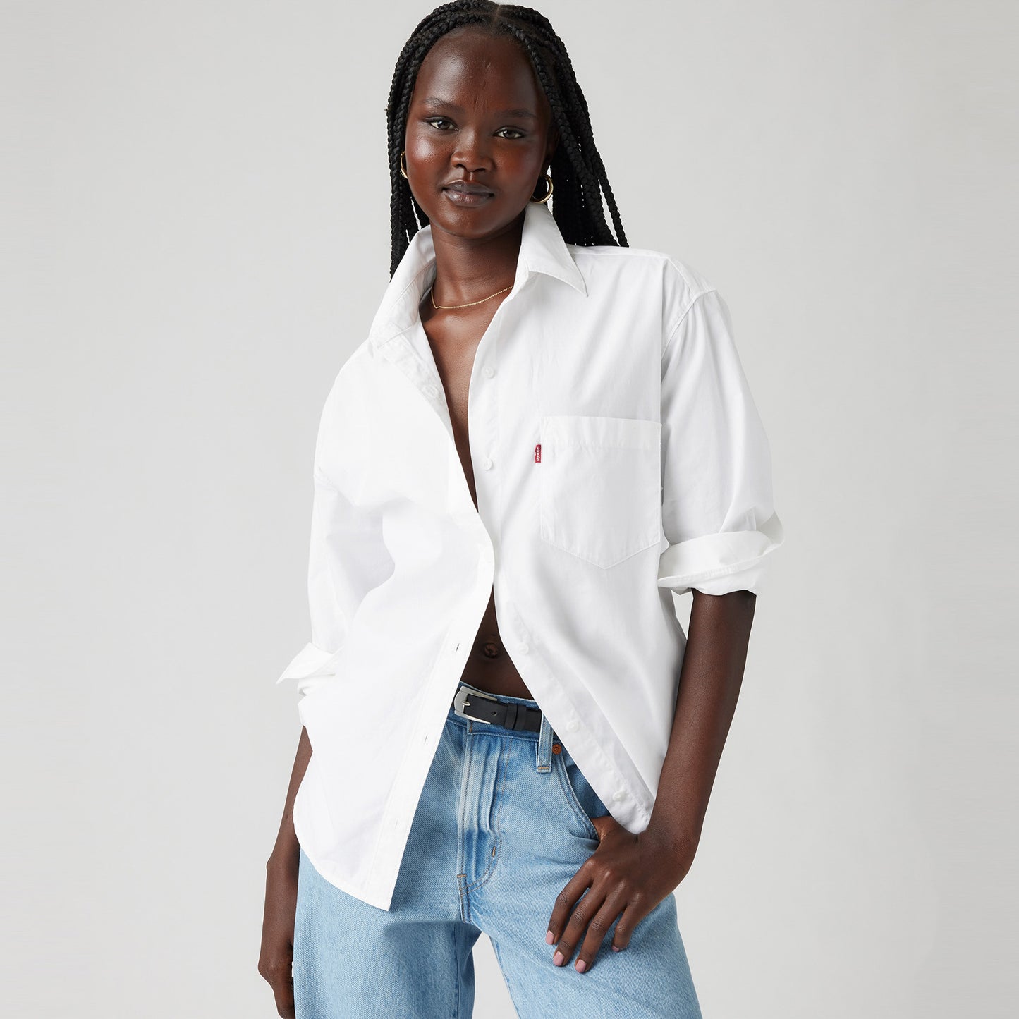 LEVI'S® WOMEN'S HARLIE BOYFRIEND SHIRT - NEUTRAL