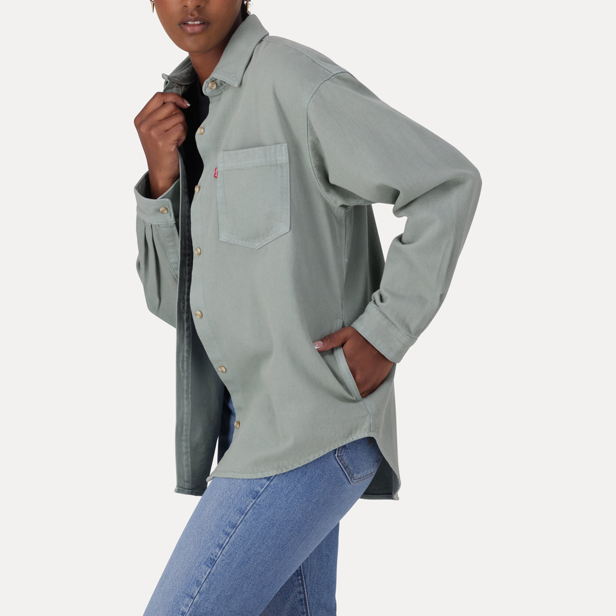 LEVI'S® WOMEN'S IRIS OVERSHIRT - GREEN