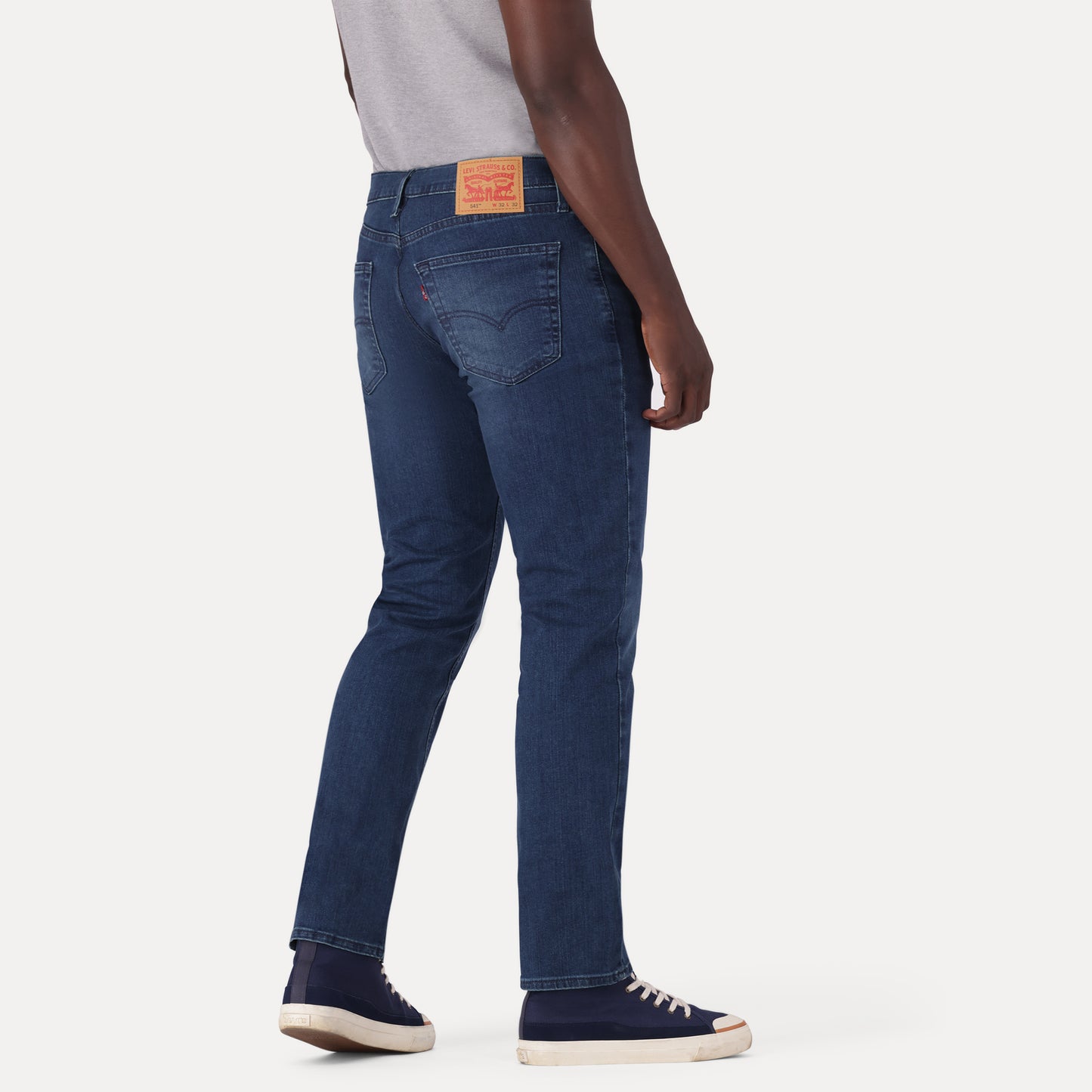 LEVI'S® MEN'S 541™ ATHLETIC TAPER JEANS - DARK INDIGO - WORN IN