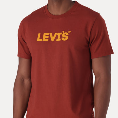 LEVI'S® MEN'S RELAXED FIT SHORT-SLEEVE GRAPHIC T-SHIRT - RED