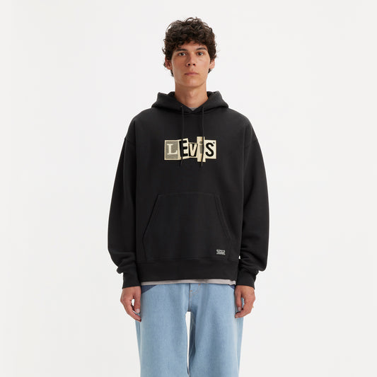 LEVI'S® SKATEBOARDING HOODED SWEATSHIRT - BLACK