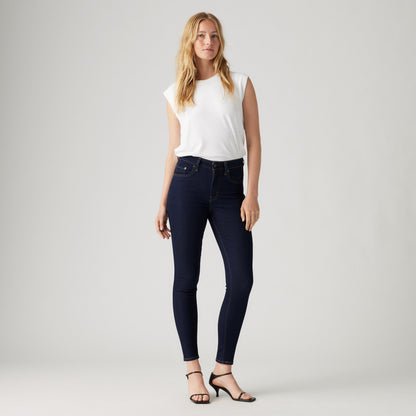 LEVI’S® WOMEN'S 721 HIGH-RISE SKINNY JEANS - DARK INDIGO - FLAT FINIH