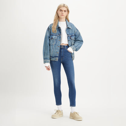 LEVI’S® WOMEN'S RETRO HIGH SKINNY - DARK INDIGO - WORN IN