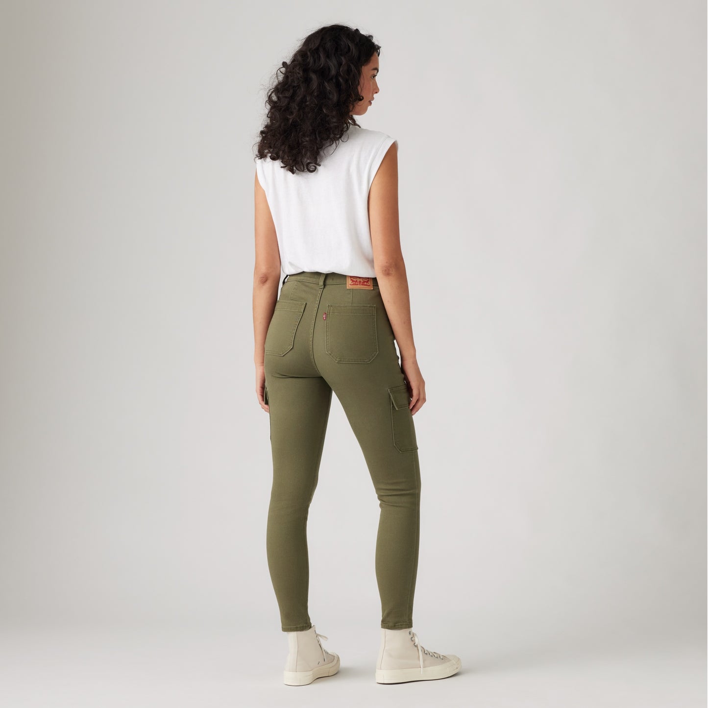 LEVI'S® WOMEN'S 721 HIGH-RISE SKINNY CARGOS - GREEN