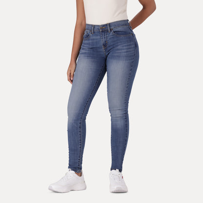 LEVI'S® CURVY HIGH-RISE SUPERSKINNY - MED INDIGO - WORN IN