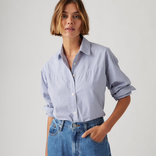 LEVI'S® WOMEN'S HARLIE BOYFRIEND SHIRT - BLUE