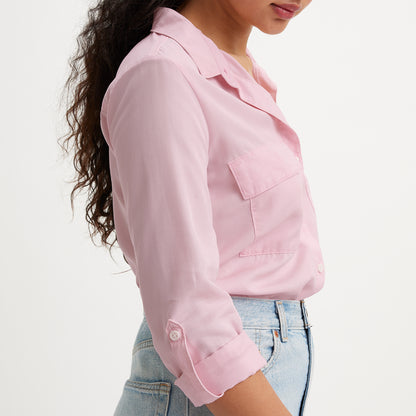 LEVI'S® WOMEN'S DOREEN UTILITY SHIRT - PINK