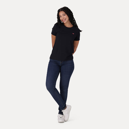 LEVI'S® WOMEN'S CURVY HIGH-RISE SUPER SKINNY  - DARK INDIGO - WORN IN