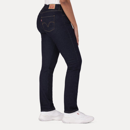 LEVI'S® CURVY STRAIGHT ZA - DARK INDIGO - FLAT FINISH