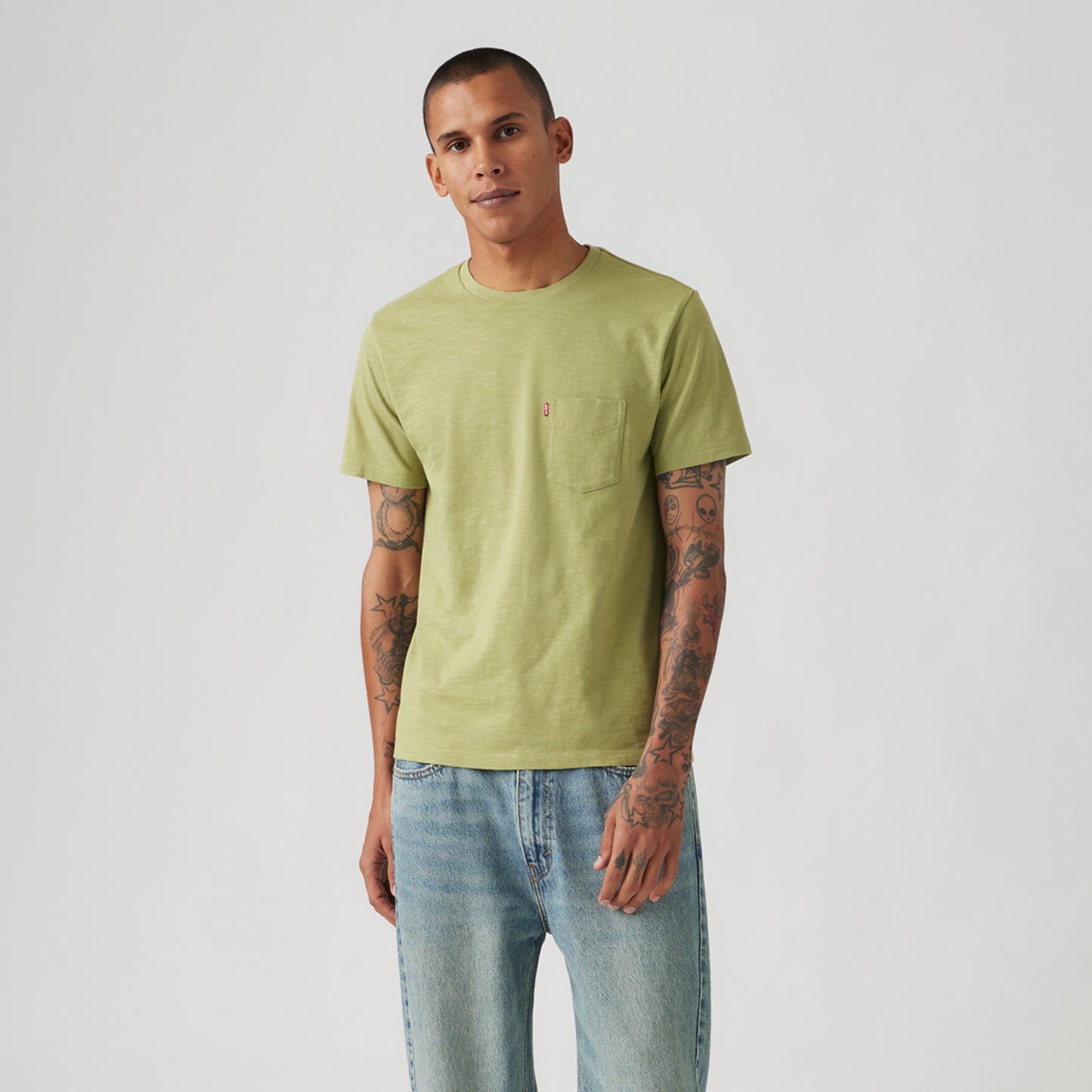 LEVI'S® MEN'S CLASSIC POCKET T-SHIRT - GREEN