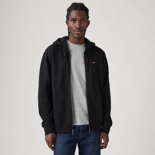 LEVI'S® MEN'S ZIP-UP HOODIE - BLACK