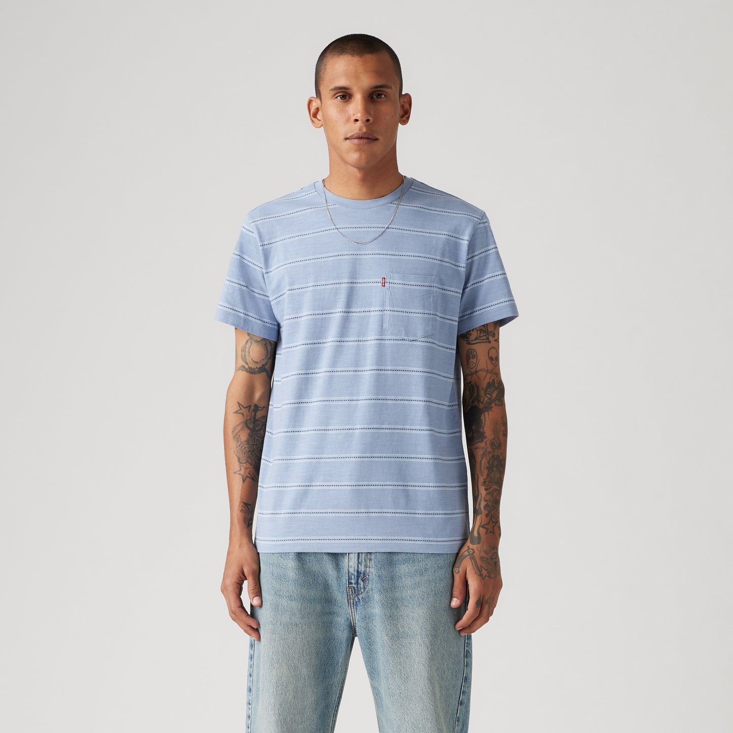 LEVI'S® MEN'S CLASSIC POCKET T-SHIRT - GREY