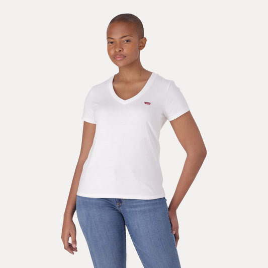 LEVI'S® WOMEN'S PERFECT V-NECK T-SHIRT - NEUTRAL