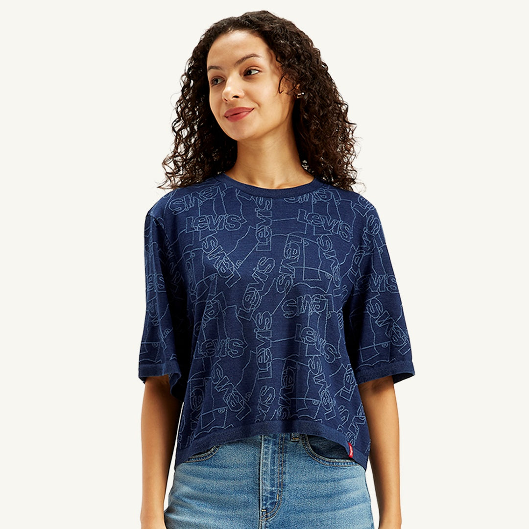 LEVI'S® WOMEN'S SAMY TEE  - BLUE