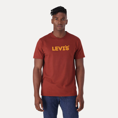 LEVI'S® MEN'S RELAXED FIT SHORT-SLEEVE GRAPHIC T-SHIRT - RED