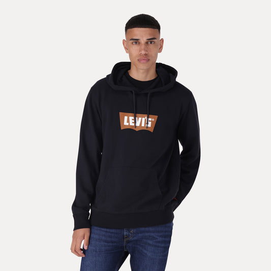 LEVI'S® MEN'S RELAXED FIT GRAPHIC HOODIE - BLACK