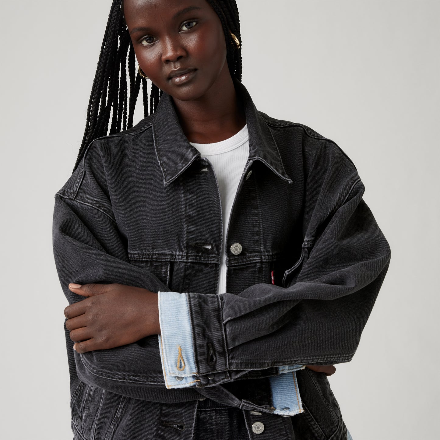 LEVI'S® WOMEN'S '90S TRUCKER JACKET - BLACK