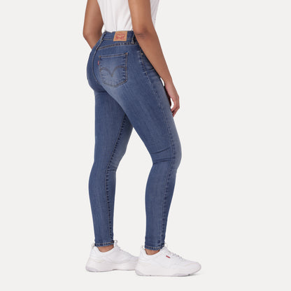 LEVI'S® WOMEN'S CURVY SKINNY - MED INDIGO - WORN IN