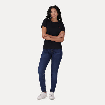 LEVI'S® WOMEN'S CURVY SUPER SKINNY  - DARK INDIGO - WORN IN