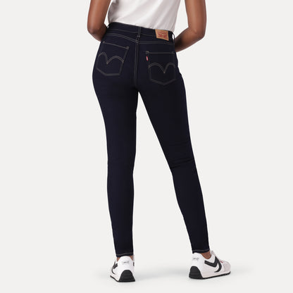 LEVI'S® CURVY SKINNY - DARK INDIGO - WORN IN