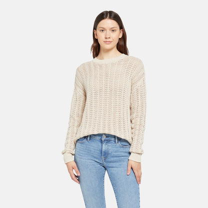 LEVI'S® WOMEN'S SUNRISE CROCHET SWEATER - NEUTRAL