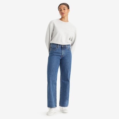 LEVI'S® WOMEN'S '94 BAGGY JEANS - MED INDIGO - WORN IN