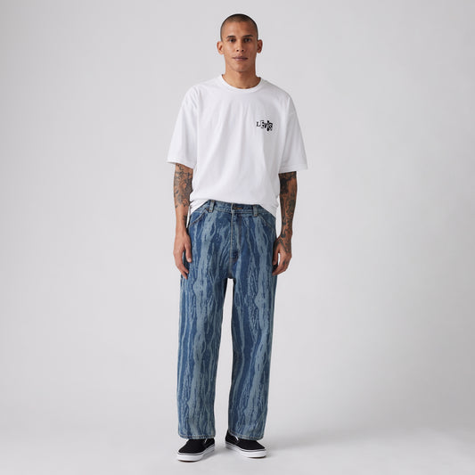 LEVI'S® MEN'S SKATEBOARDING CROPPED CARPENTER - MED INDIGO - WORN IN