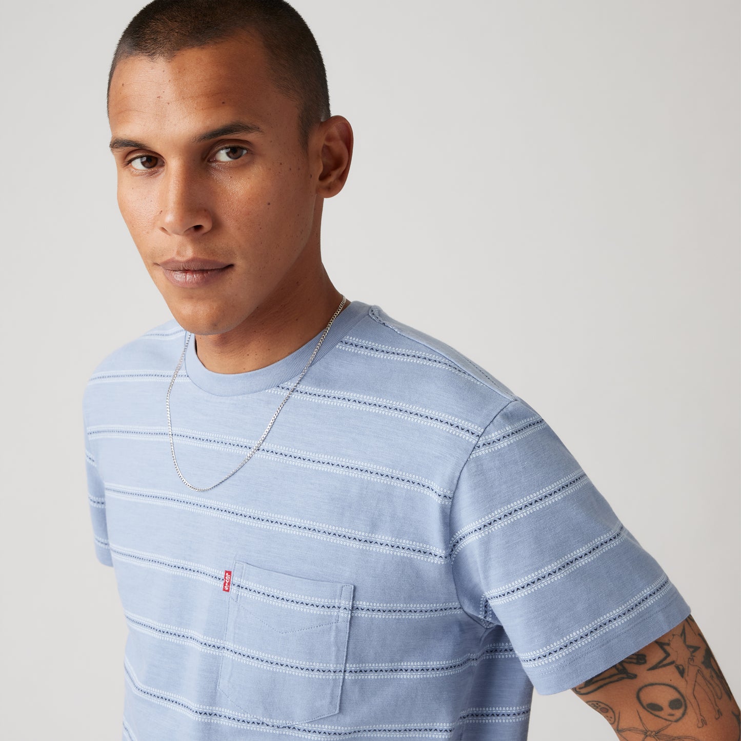 LEVI'S® MEN'S CLASSIC POCKET T-SHIRT - GREY