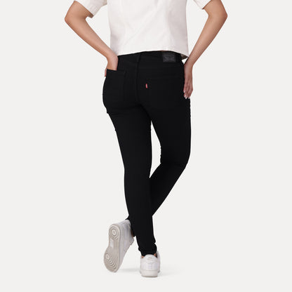 LEVI'S® WOMEN'S CURVY SUPER SKINNY  - BLACK