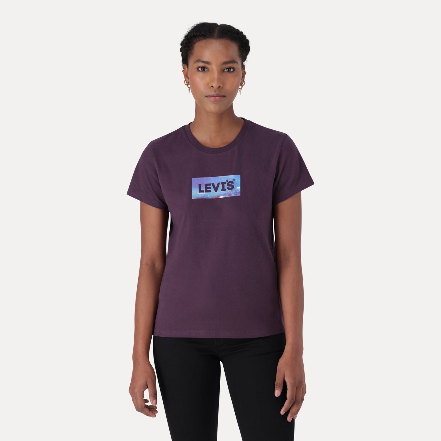 LEVI'S® WOMEN'S PERFECT T-SHIRT - PURPLE