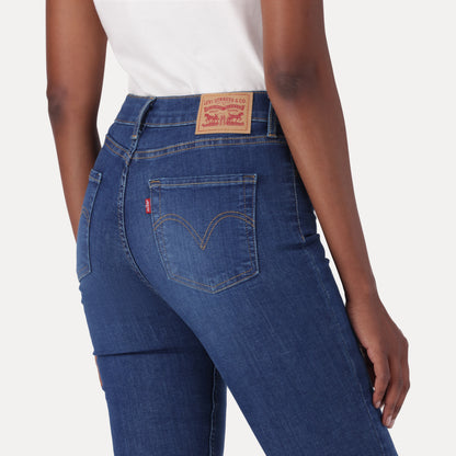 720 HIGH-RISE SUPER SKINNY JEANS - DARK INDIGO - WORN IN