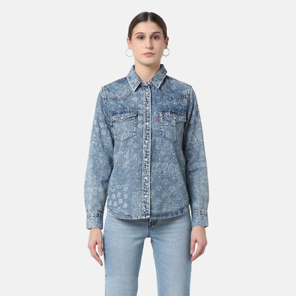 LEVI'S® WOMEN'S ULTIMATE WESTERN SHIRT - BLUE