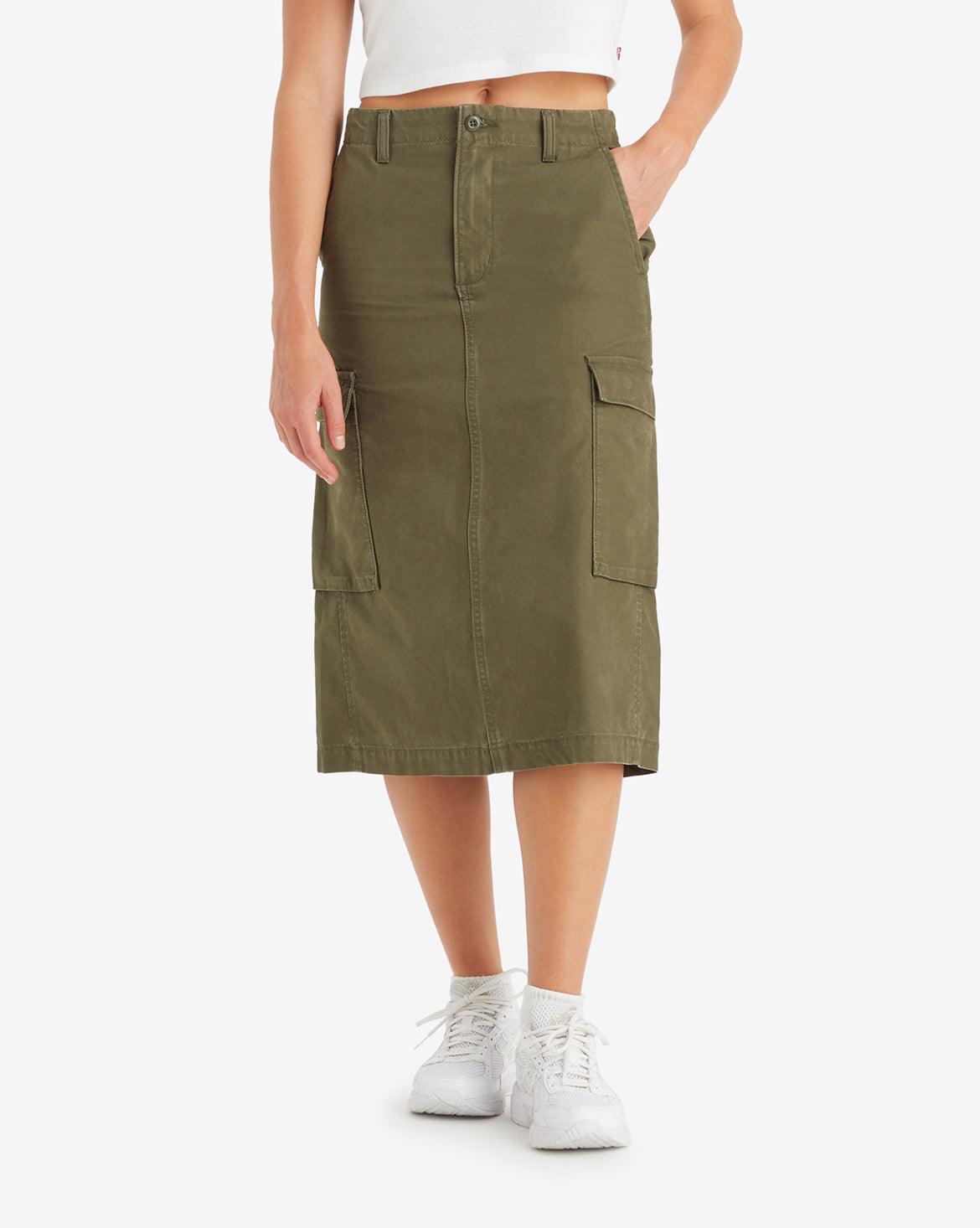 Buy CARGO MIDI SKIRT - GREEN Online | Levi South Africa – Levi's SA