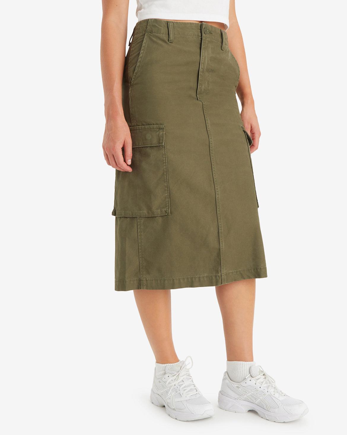 Buy CARGO MIDI SKIRT - GREEN Online | Levi South Africa – Levi's SA