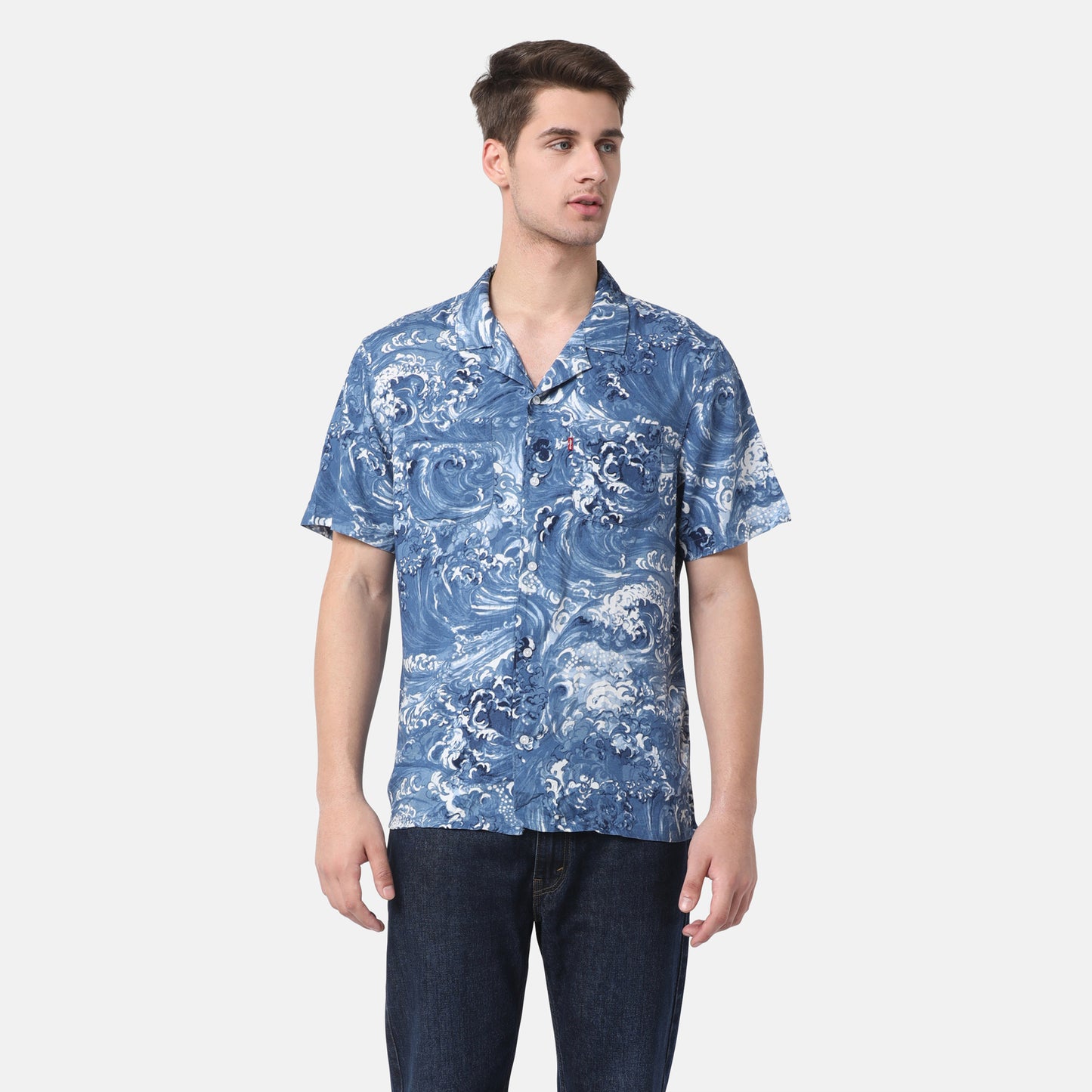 LEVI'S® MEN'S CLASSIC CAMP SHIRT - BLUE