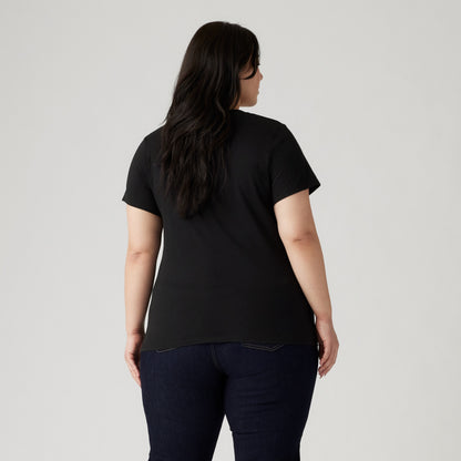 LEVI'S® WOMEN'S PERFECT T-SHIRT (PLUS SIZE) - BLACK