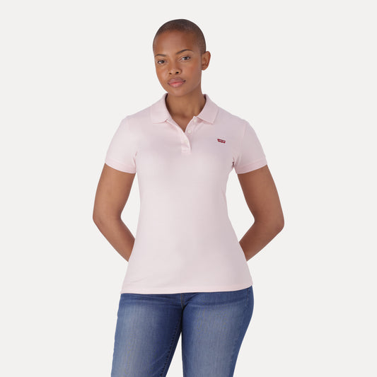 LEVI'S® WOMEN'S HOUSEMARK POLO SHIRT - PINK