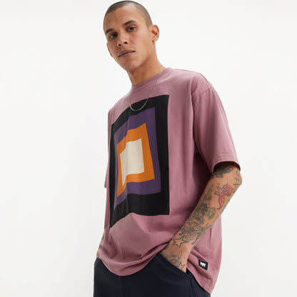 LEVI'S® SKATEBOARDING MEN'S GRAPHIC BOXY T-SHIRT - PURPLE