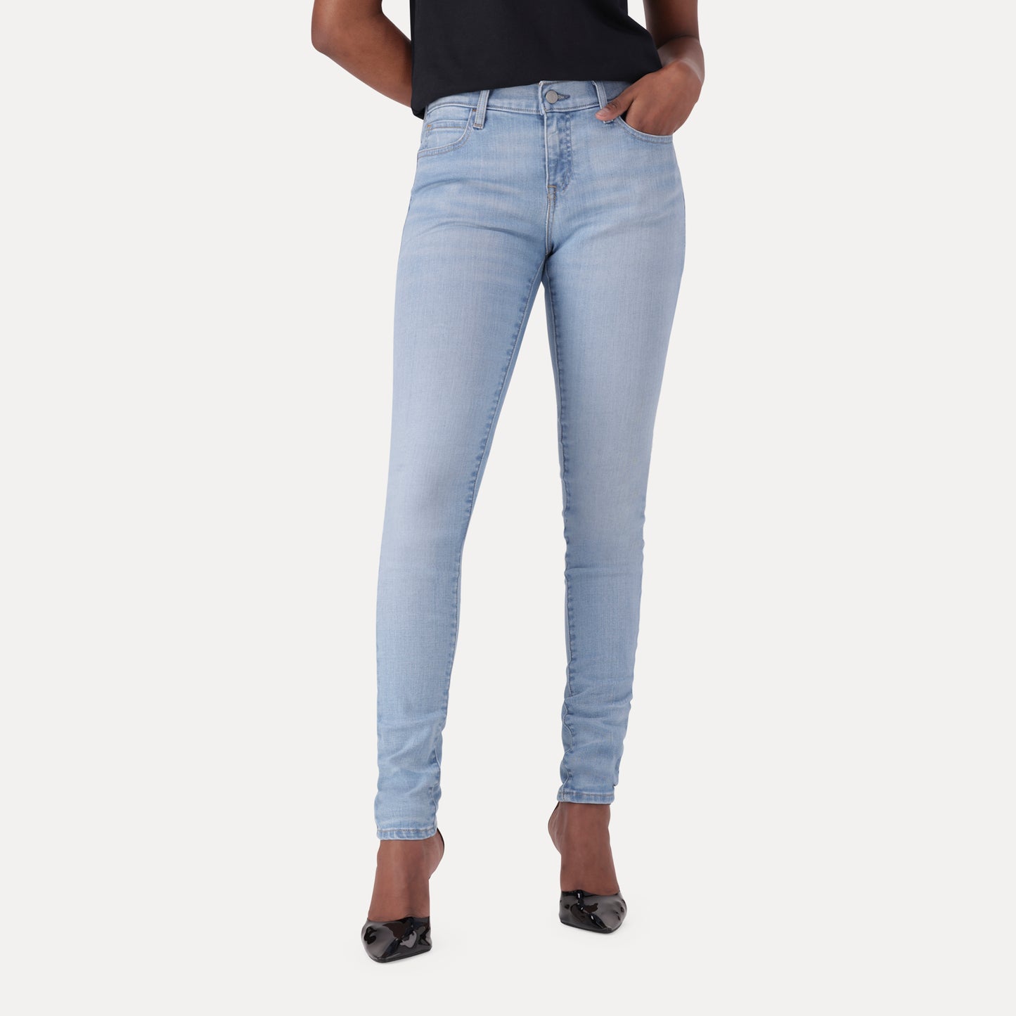 LEVI’S® WOMEN’S 710 SUPER SKINNY JEANS - LIGHT INDIGO - WORN IN