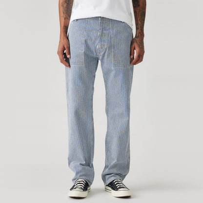 LEVI'S® MEN'S 555™ RELAXED STRAIGHT UTILITY JEANS - LIGHT WASH