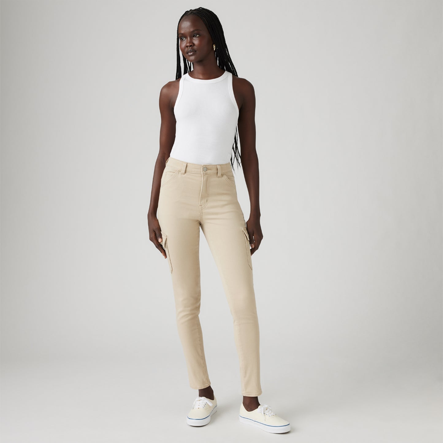 LEVI'S® WOMEN'S 721 HIGH-RISE SKINNY CARGOS - TAN