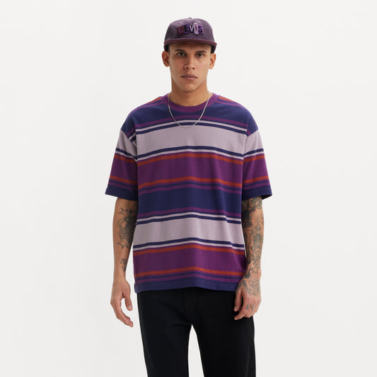 LEVI'S® SKATEBOARDING MEN'S GRAPHIC BOXY T-SHIRT - PURPLE